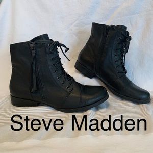 NEW STEVE MADDEN COMBAT BOOT 10